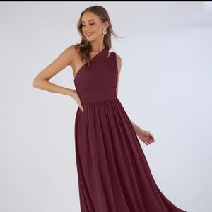 Azazie Molly Cabernet Custom